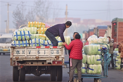 北京：大白菜欧亿体育集中上市 批发价同比