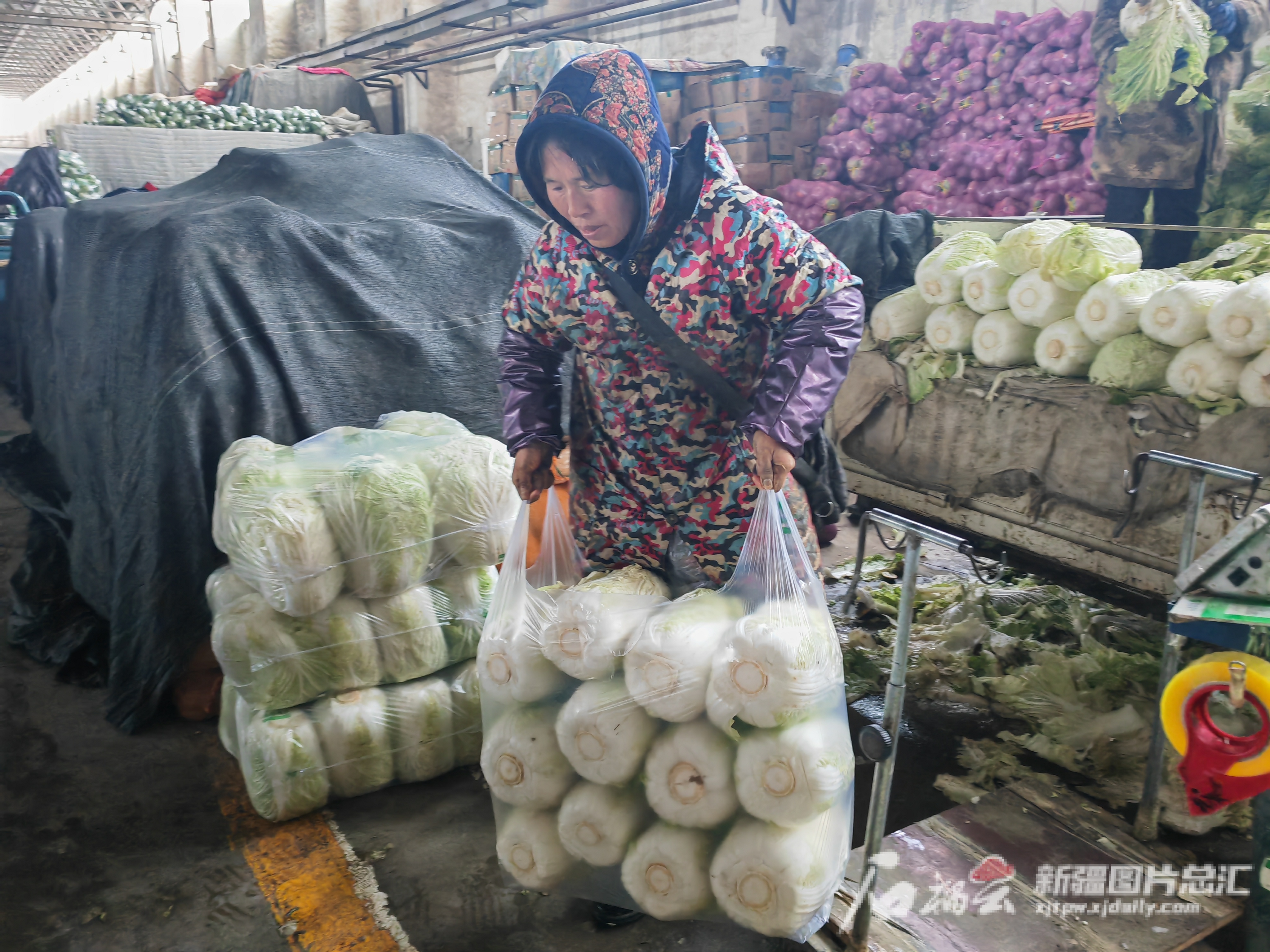 欧亿体育寒潮来袭 暖心行动丨乌鲁木齐批发市场蔬菜供应充足价格平稳(图2)